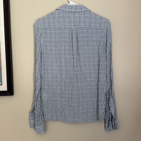Current/Elliott Striped Button Down Top - Picture 3 of 3